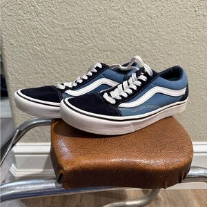 Vans Old Skool Sneakers - Navy and Light Blue